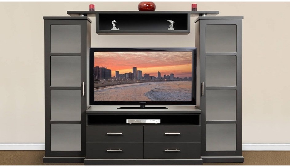 4 PIECE VEGAS PLASMA STAND 