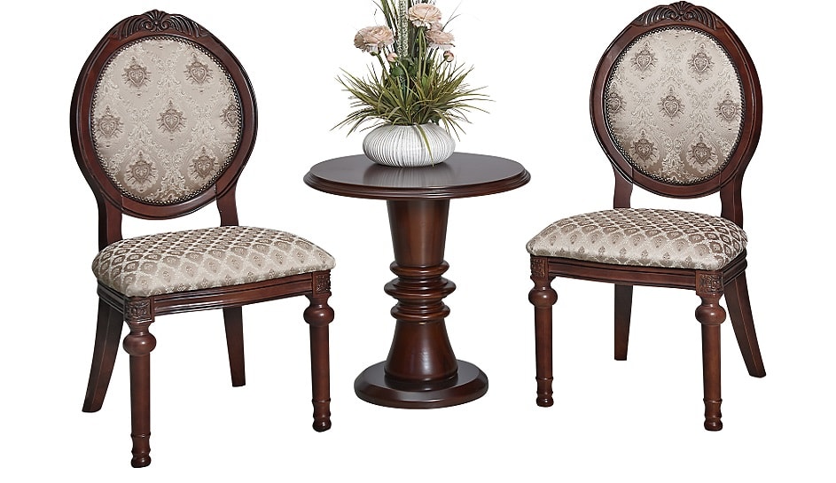 3 PIECE IRIS TEA TABLE SET