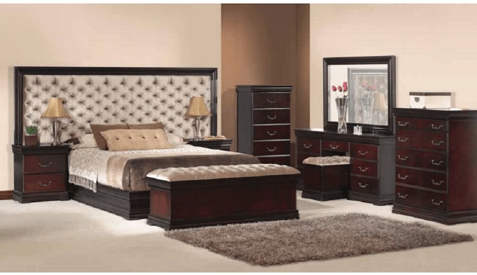 5 PIECE CLAUDIA BEDROOM SUITE