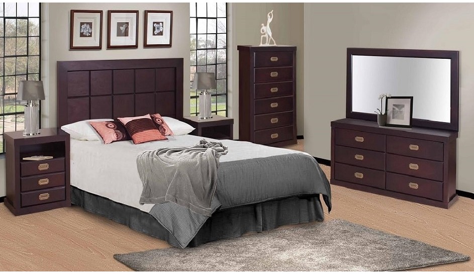 4 PIECE CHARTWELL BEDROOM SUITE 